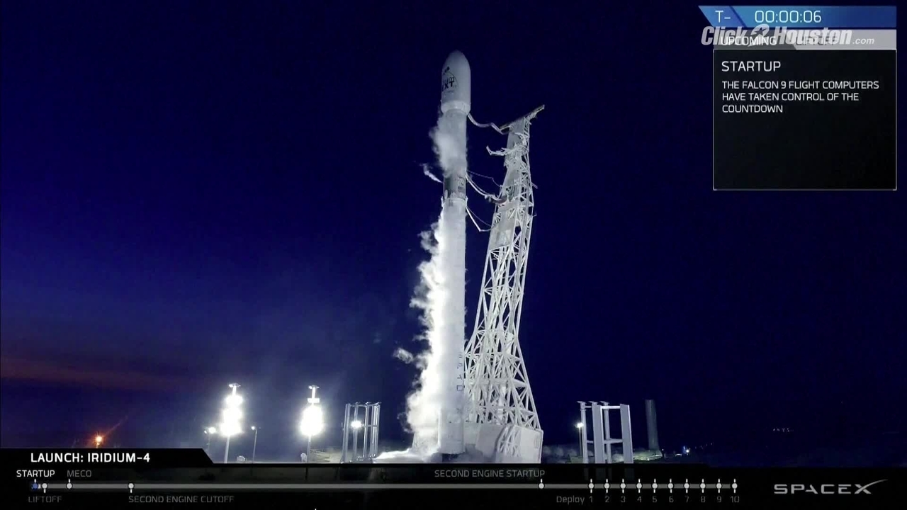 SpaceX launches rocket from Vandenberg Air Force Base in...